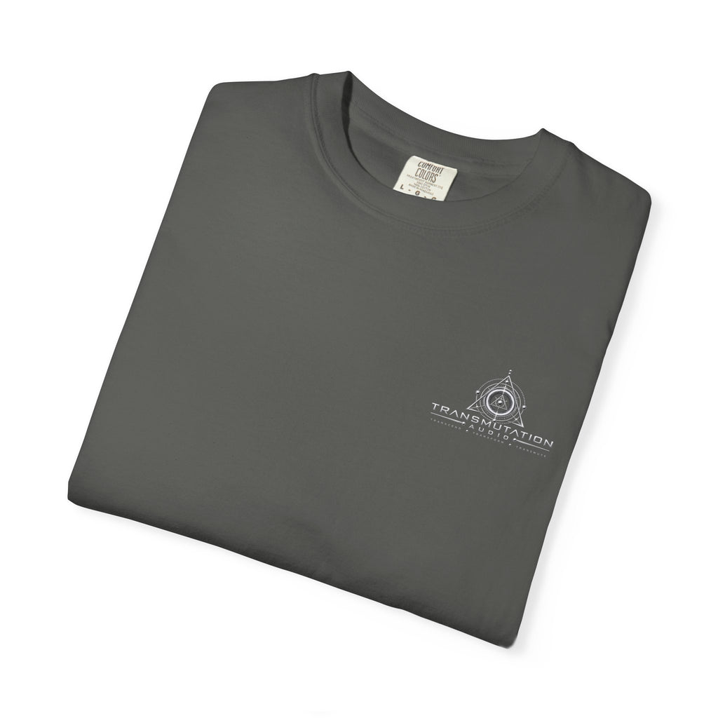 Minimal Compass Logo T-Shirt — Small Chest Graphic, Nautical Adventure Tee