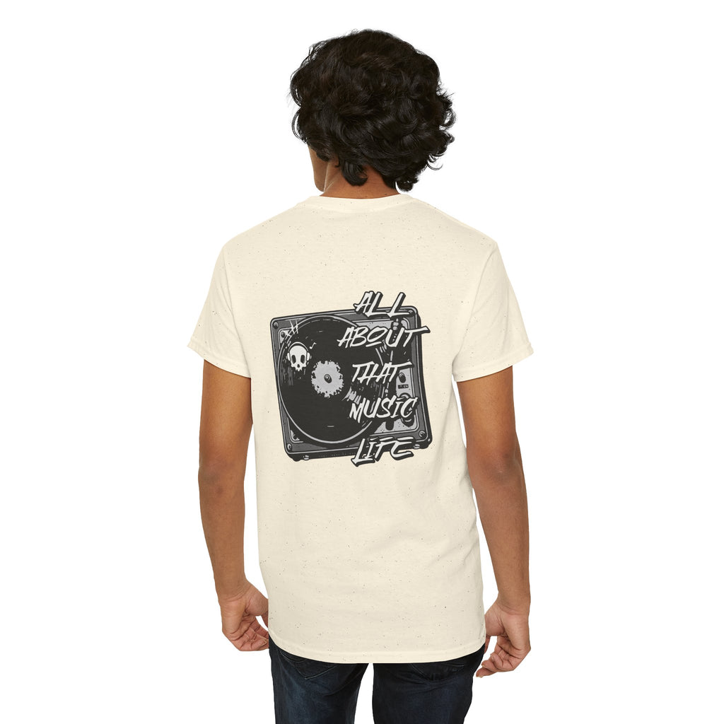 Music Life T-Shirt — "All About That Music Life" Turntable Tee