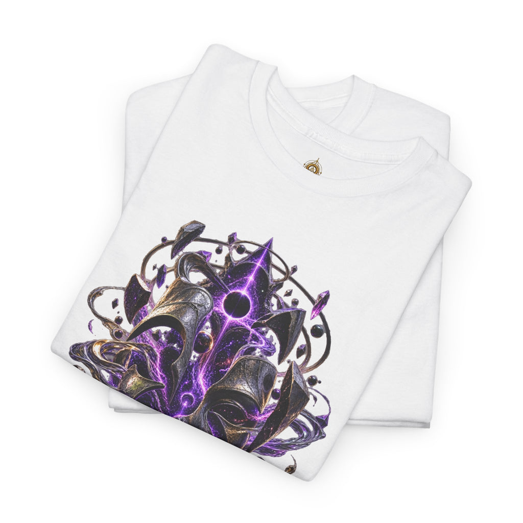 Gothic Occult T Shirt  Dark Mystical Graphic Tee  Purple Psychedelic Alternative Shirt