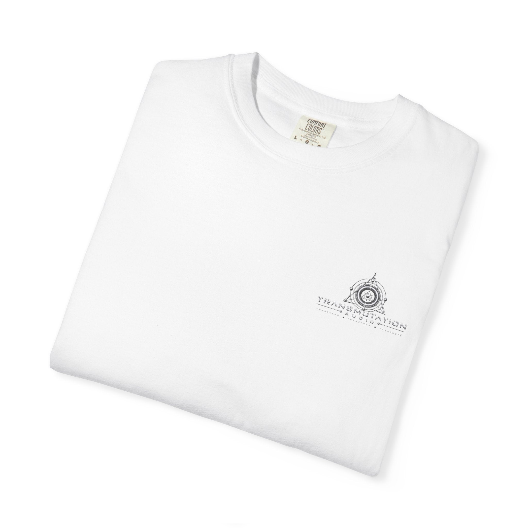 Minimal Compass Logo T-Shirt — Small Chest Graphic, Nautical Adventure Tee