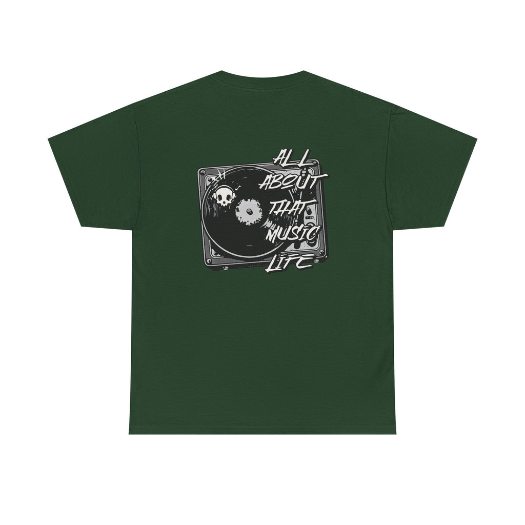 Music Life T-Shirt — "All About That Music Life" Turntable Tee