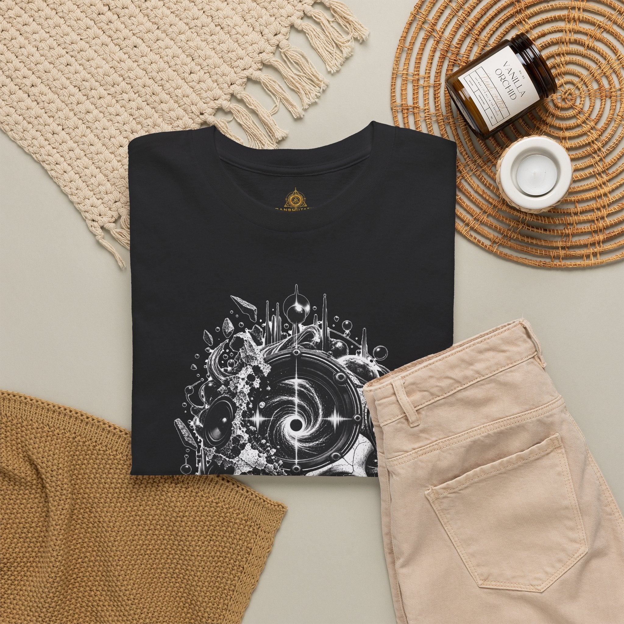 Skull Mandala Tee — Mystic Floral Skull Graphic T-Shirt
