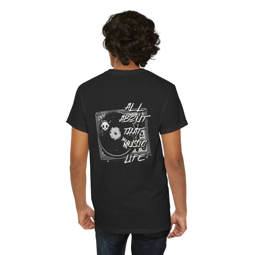 Music Life T-Shirt — "All About That Music Life" Turntable Tee
