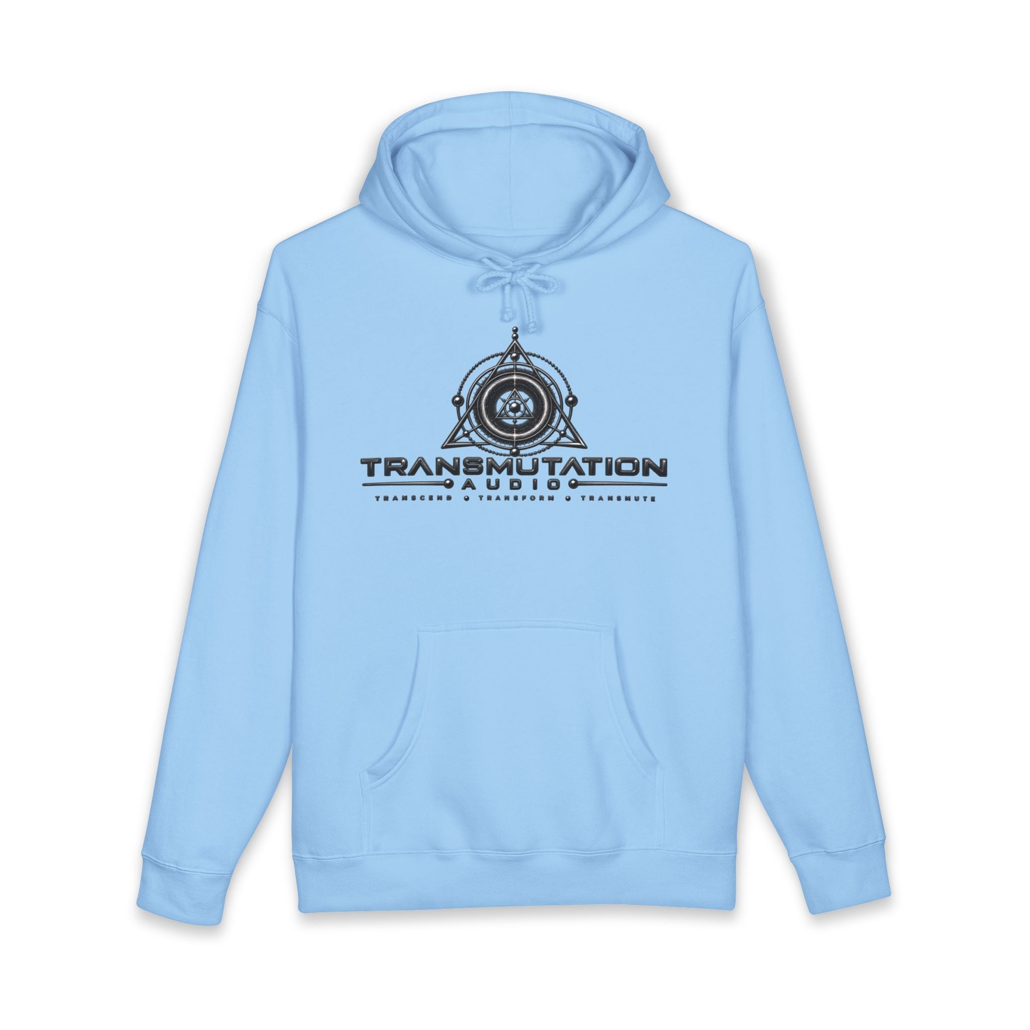Transmutation Audio Logo Hoodie — Minimalist Music Brand Pullover