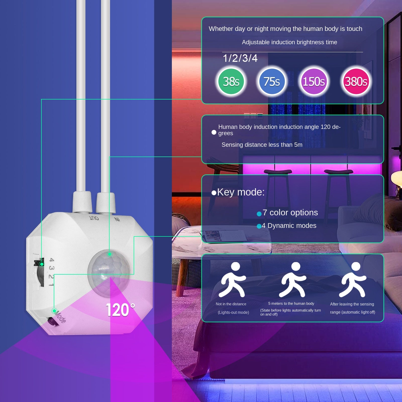 Smart Motion Bedside Lamp