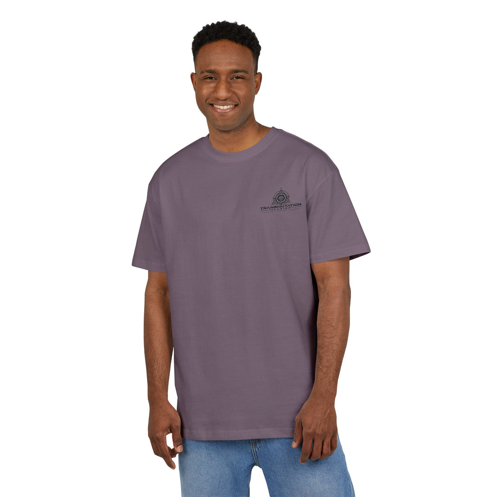 Oversized Tee — Subtle Crest Logo Chest Print