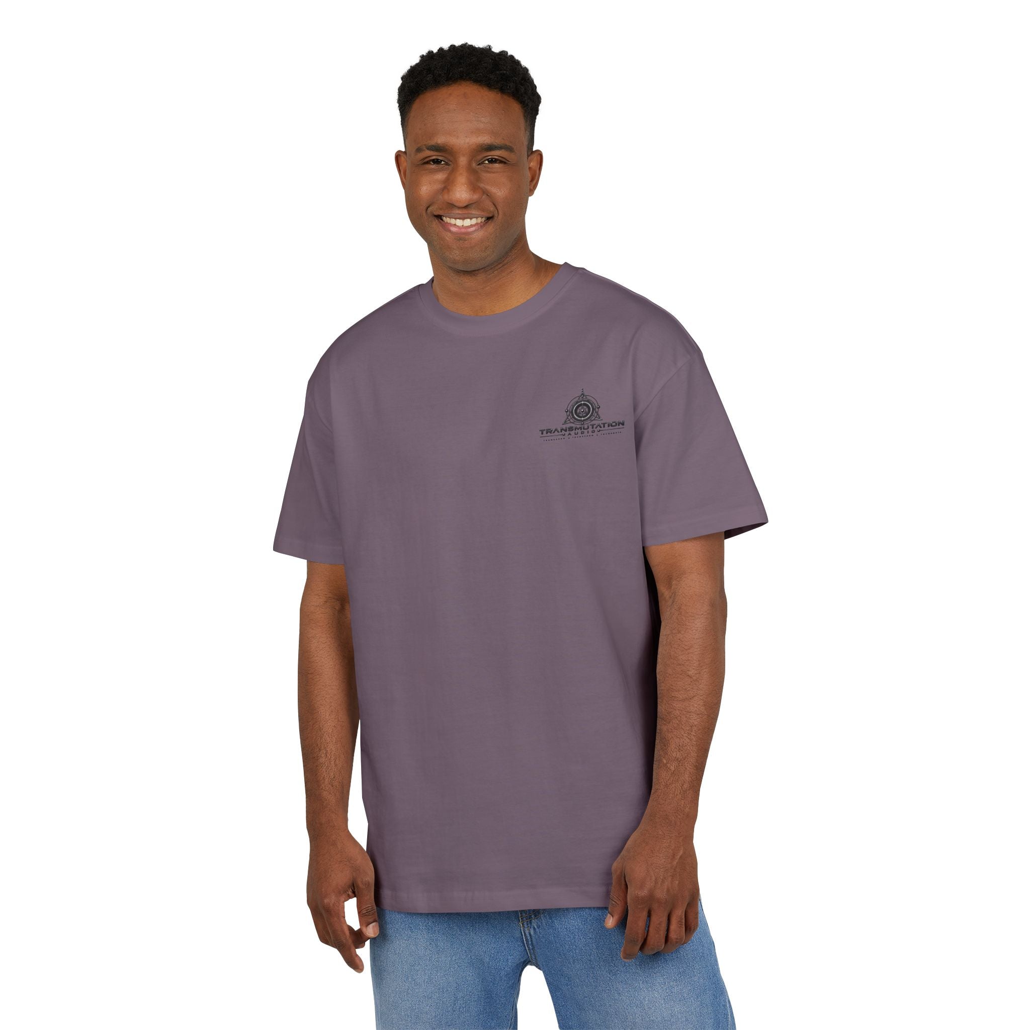 Oversized Tee — Subtle Crest Logo Chest Print