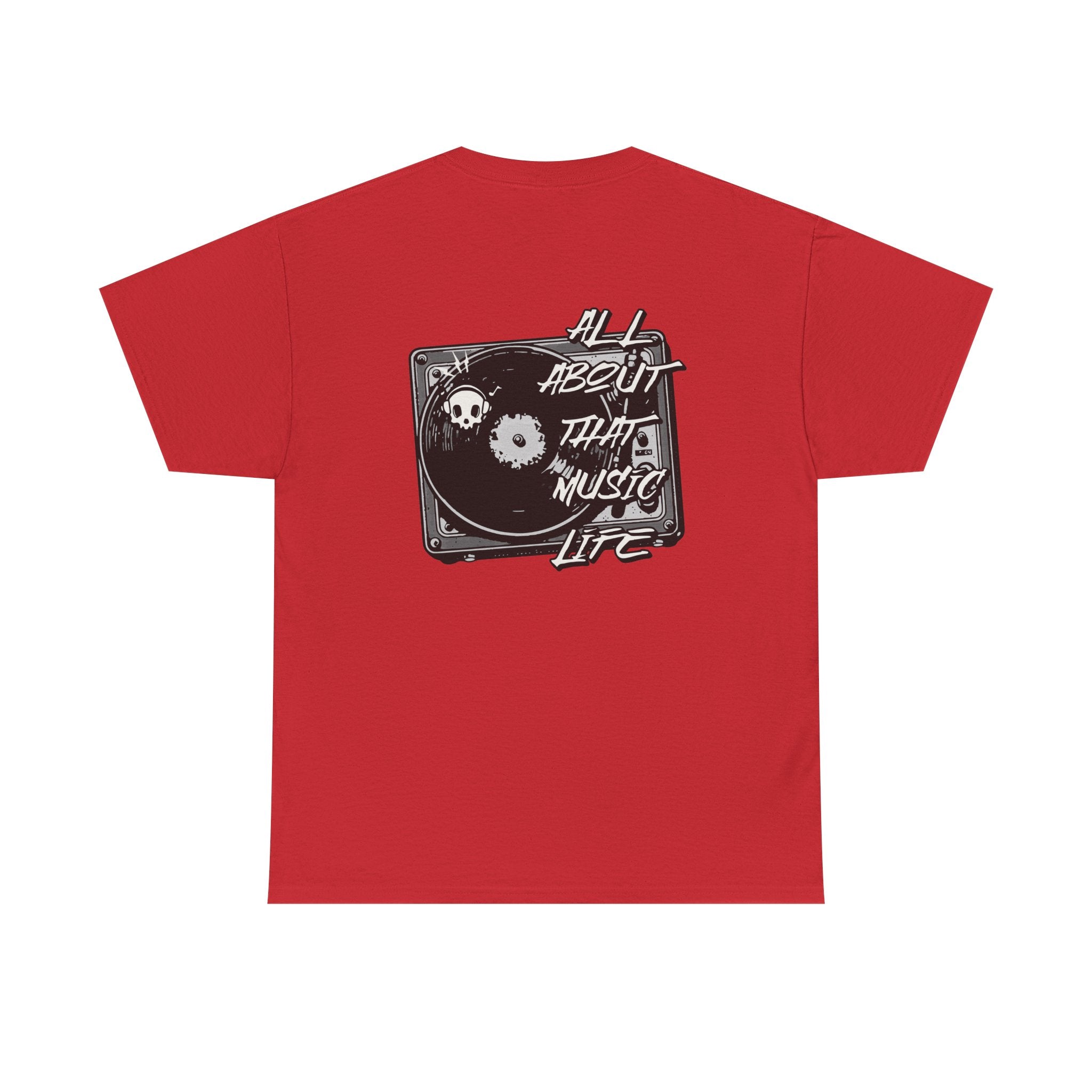 Music Life T-Shirt — "All About That Music Life" Turntable Tee