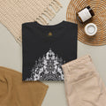 Geometric Mandala Pattern T-Shirt  Symmetrical  Design