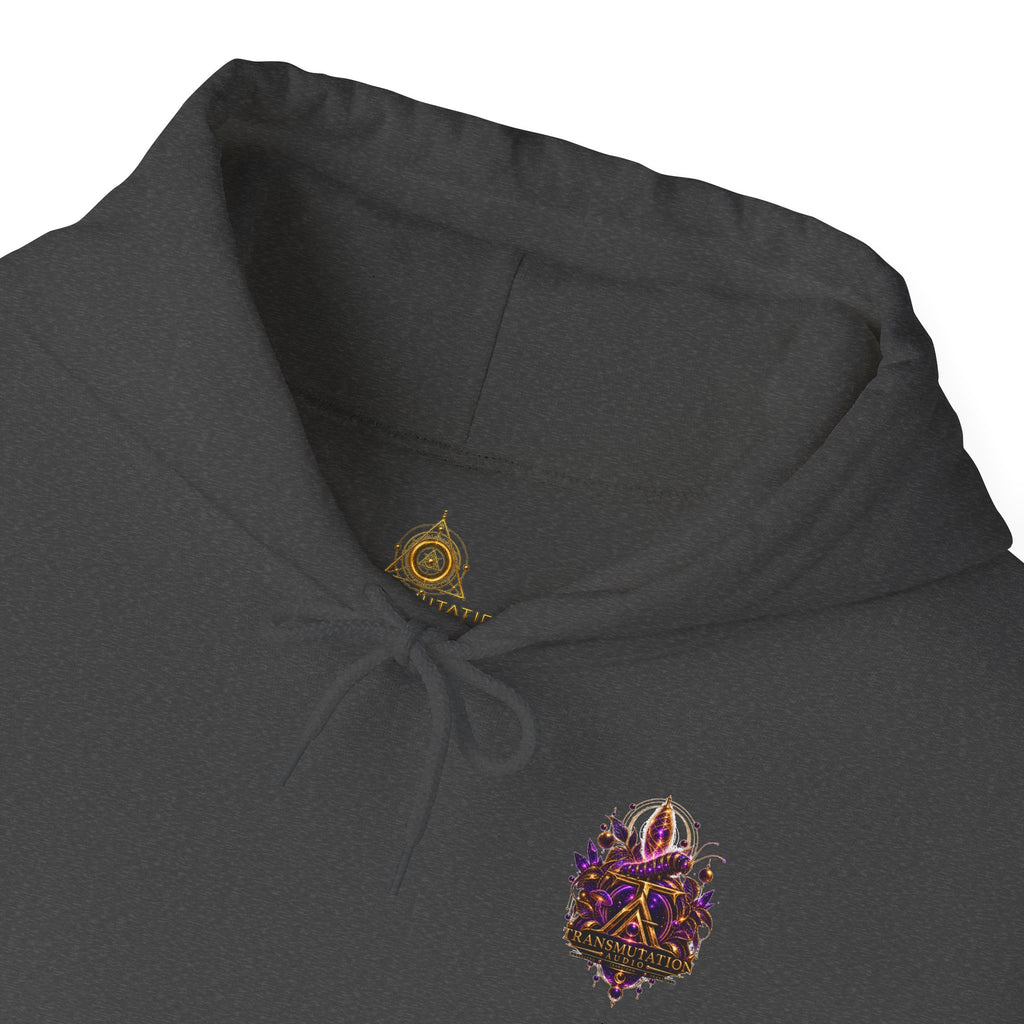 Transmutation Butterfly Hoodie — Mystical Purple Butterfly Graphic Sweatshirt