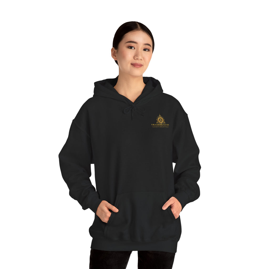 Mystic Musician Hoodie — Surreal Golden Treble Clef Art Sweatshirt