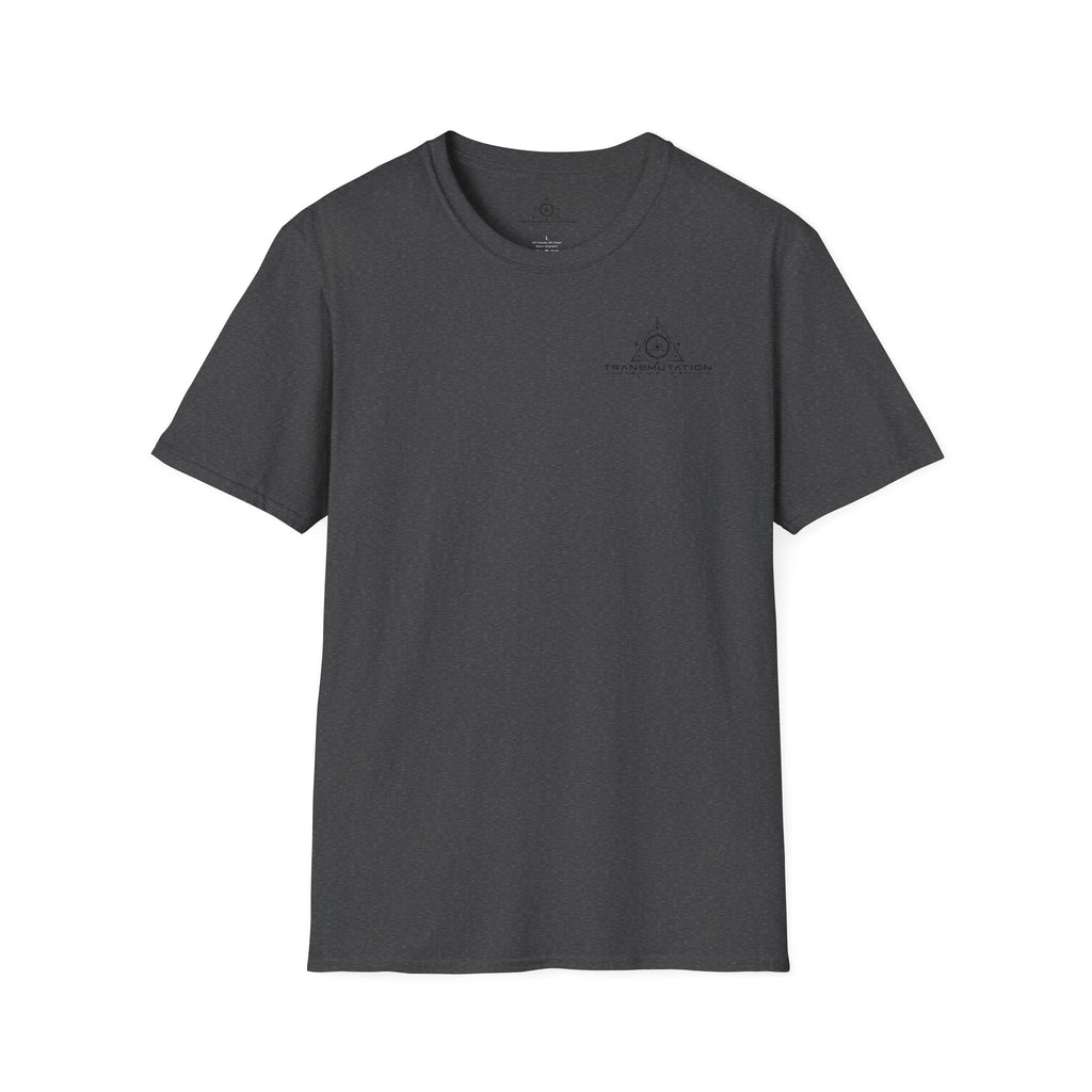 Transmutation Minimal Logo T-Shirt — Spiritual Geometry Tee