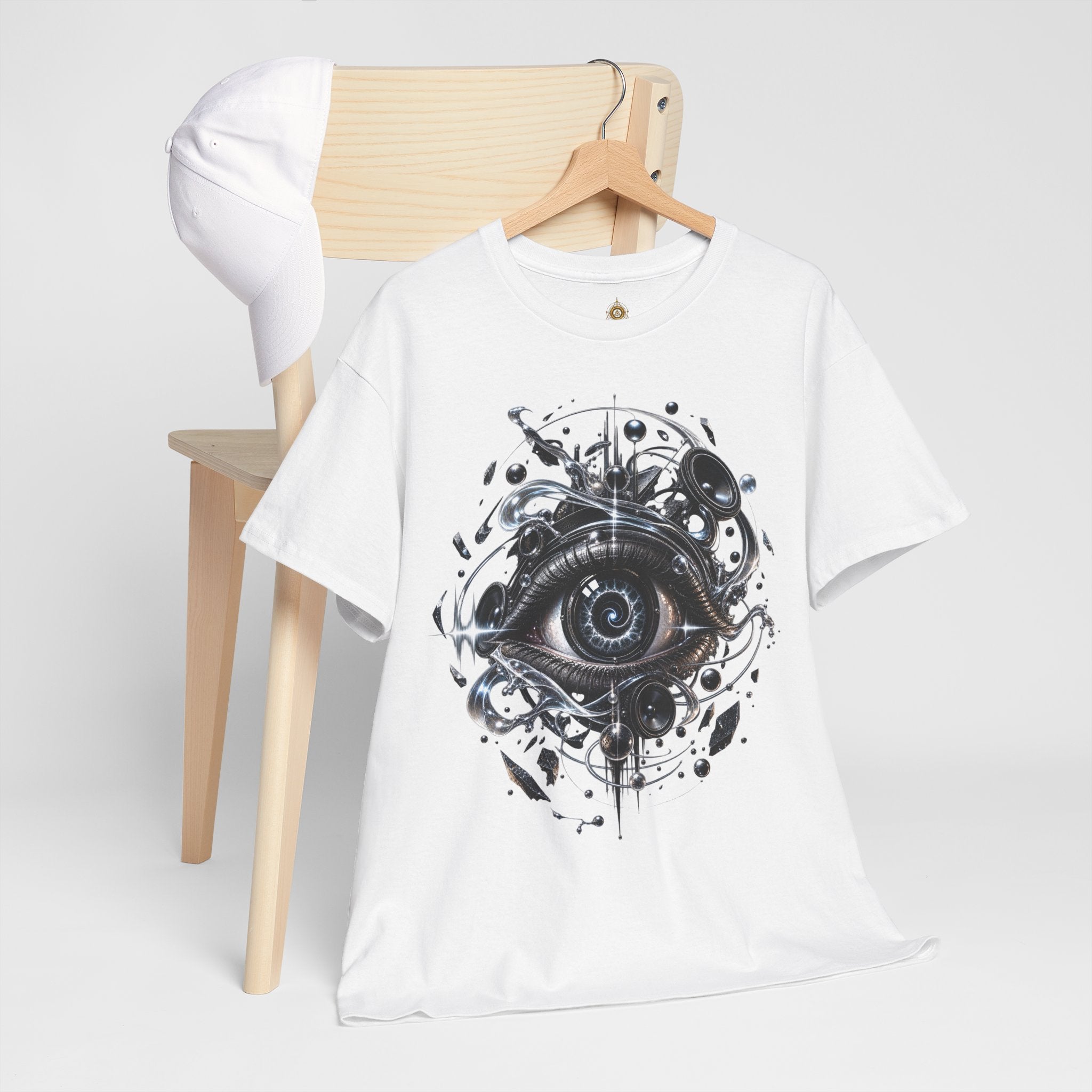 Mystic Eye Graphic Tee — Surreal All-Seeing Eye Art Shirt