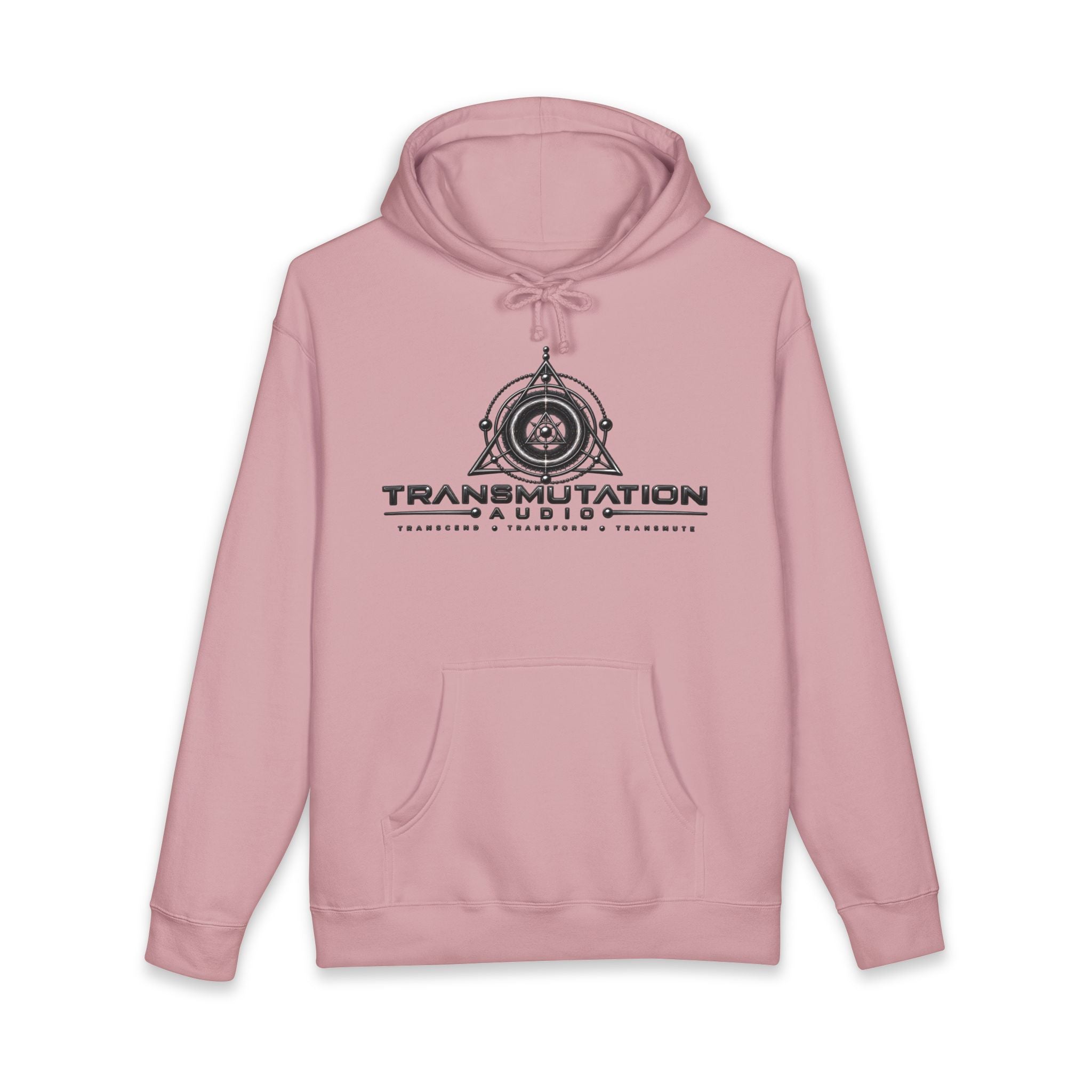 Transmutation Audio Logo Hoodie — Minimalist Music Brand Pullover