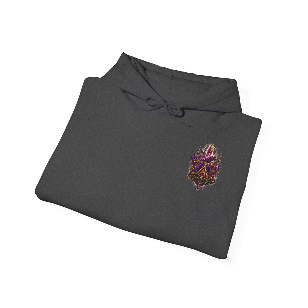 Butterfly Tranformation Hoodie — Purple Gothic Butterfly Backprint Sweatshirt