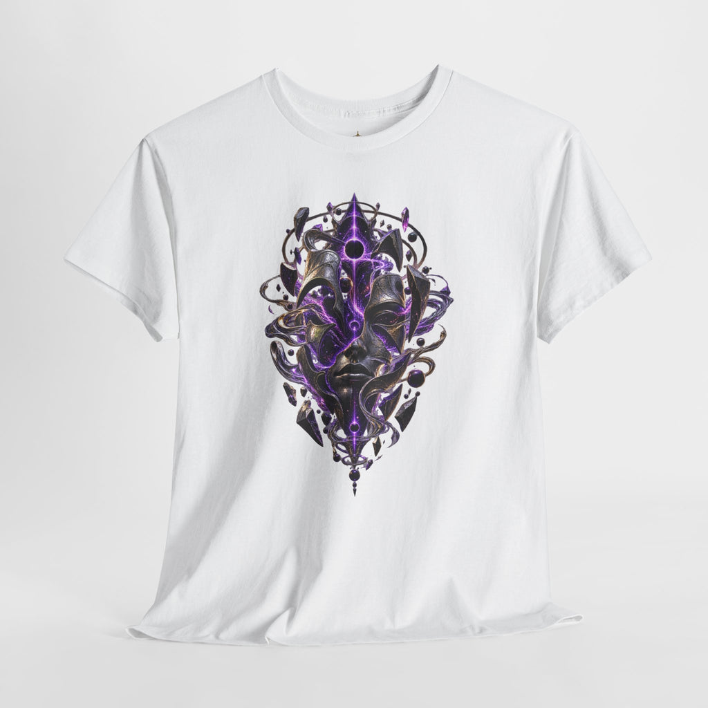 Gothic Occult T Shirt  Dark Mystical Graphic Tee  Purple Psychedelic Alternative Shirt