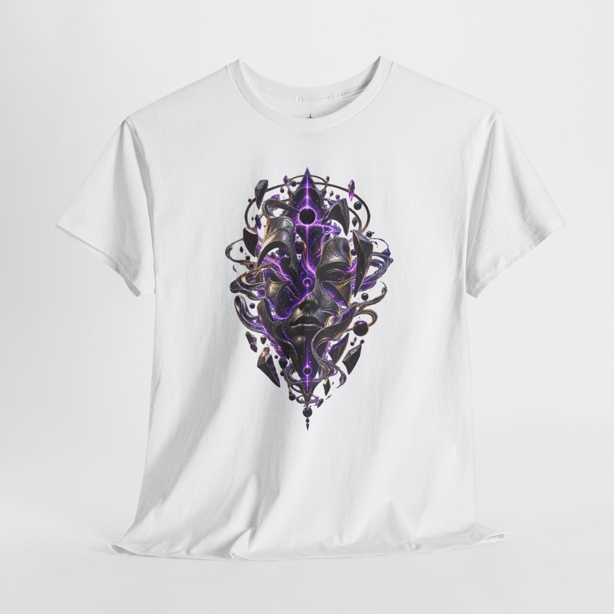 Gothic Occult T Shirt  Dark Mystical Graphic Tee  Purple Psychedelic Alternative Shirt