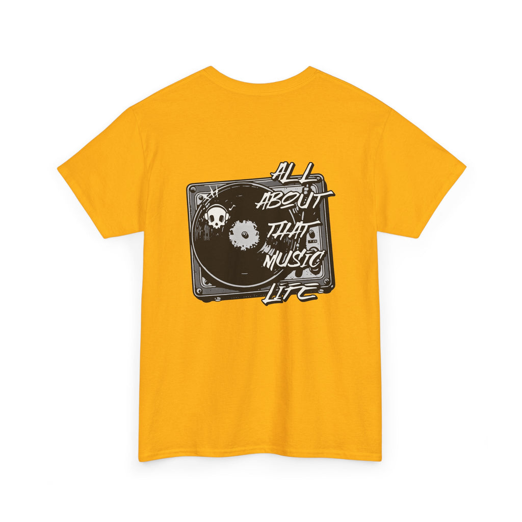 Music Life T-Shirt — "All About That Music Life" Turntable Tee