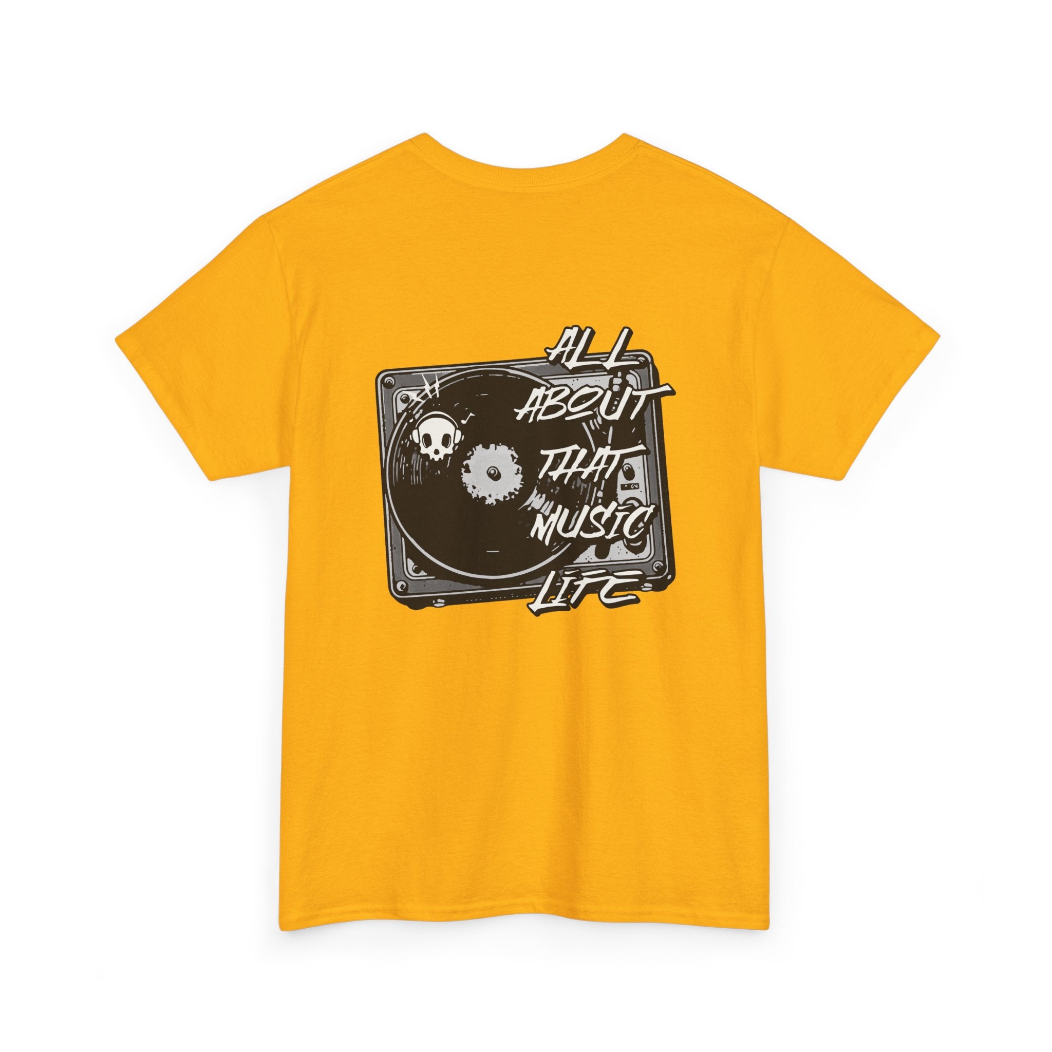 Music Life T-Shirt — "All About That Music Life" Turntable Tee