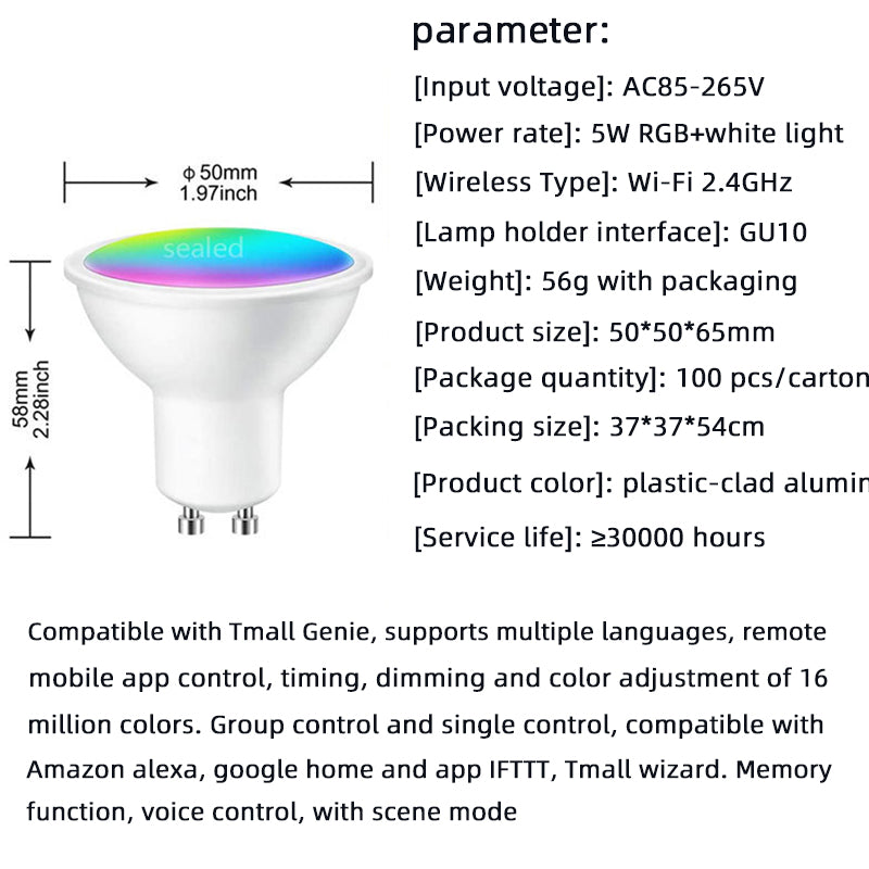 Smart GU10 Spotlight