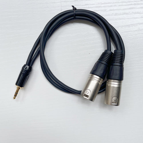 3.5mm to Dual XLR Cable
