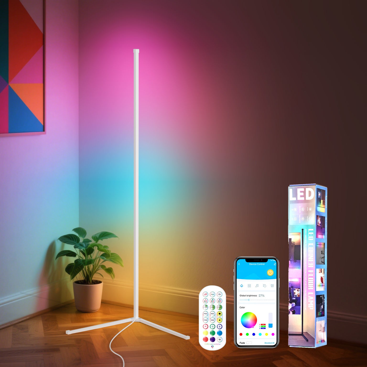 RGBIC Floor Lamp