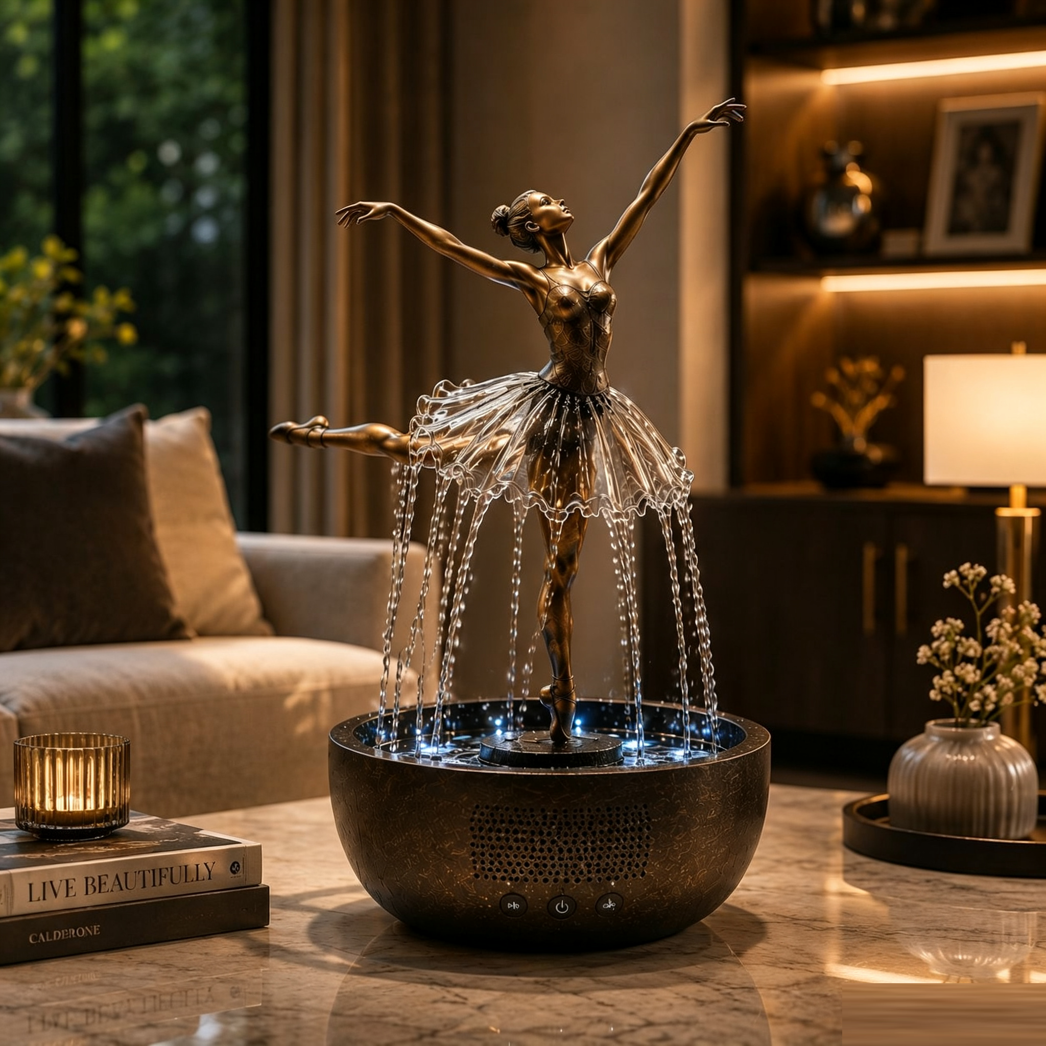 Ballerina Fountain Speaker