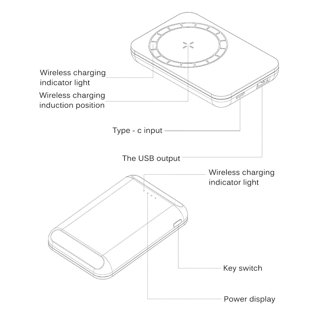 Magnetic Power Bank 5000mAh