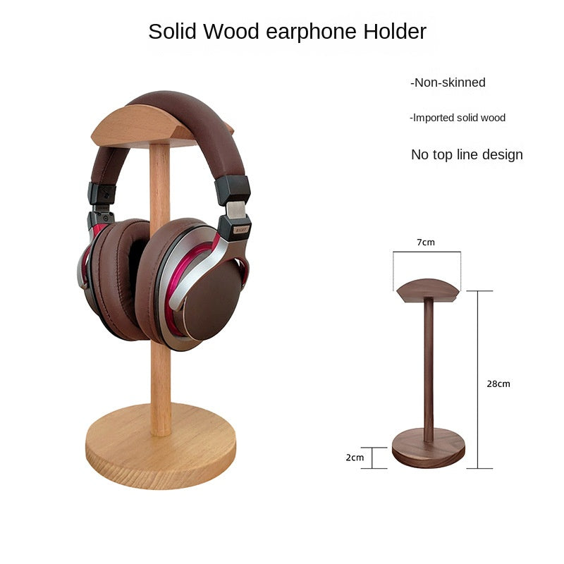 Wooden Headphone Stand