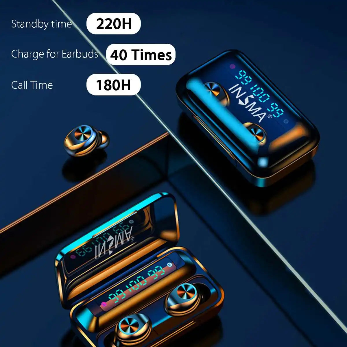 F9 Bluetooth Earbuds