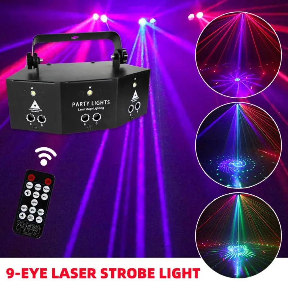 RGB Strobe DJ Lamp