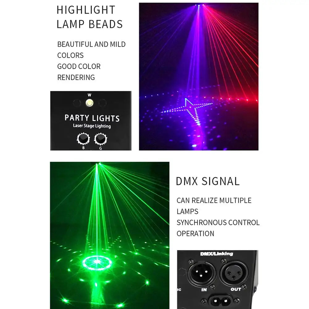 RGB Strobe DJ Lamp