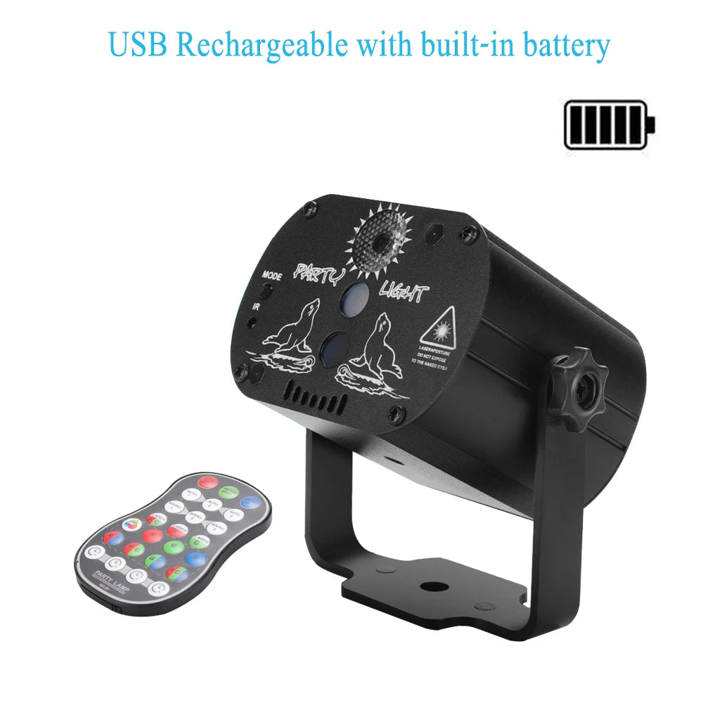 Mini RGB Disco Projector