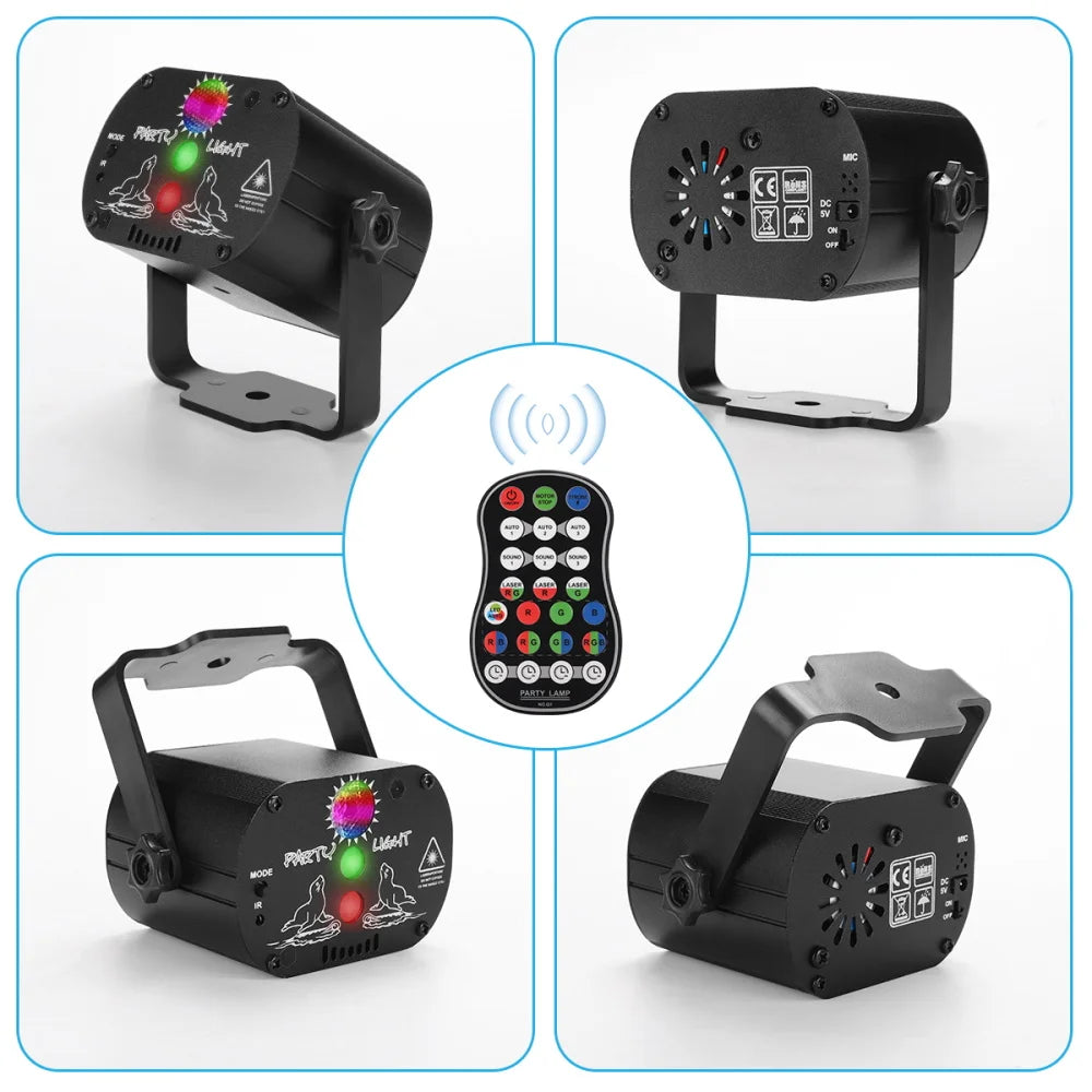 Mini RGB Disco Projector