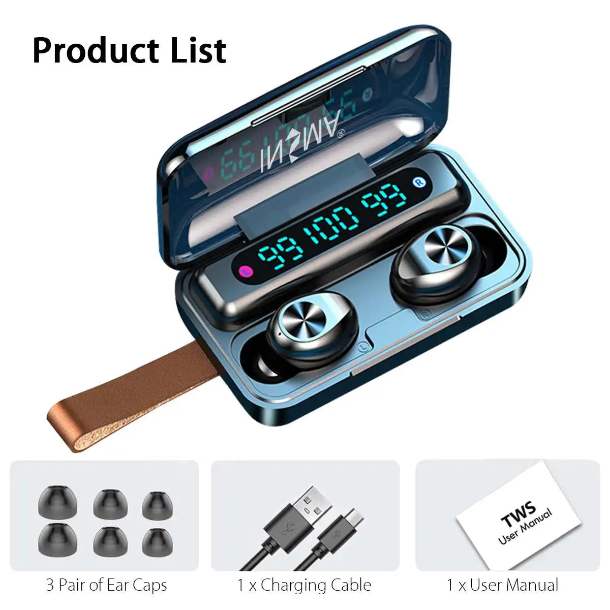 F9 Bluetooth Earbuds